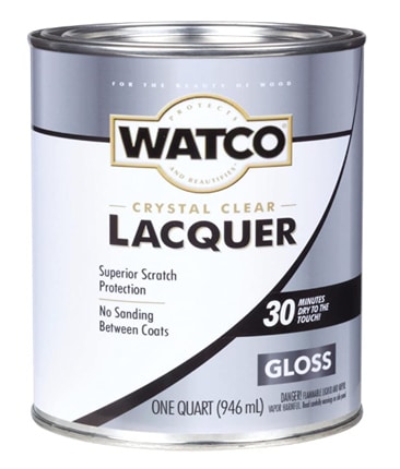 Watco 63041 Lacquer Clear Wood Finish, Quart