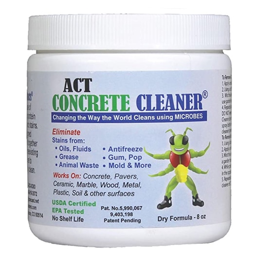 ACT Concrete Cleaner 8oz Eco Friendly Covers 50sqft.