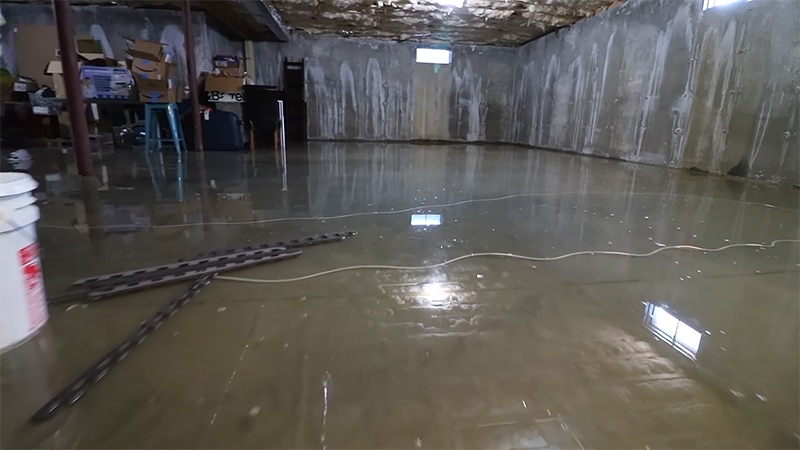 Never Repair Walls or Floors When There’s Standing Water in the Basement