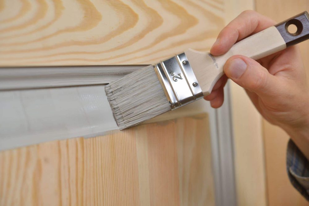 How To Paint A Door Without Brush Marks