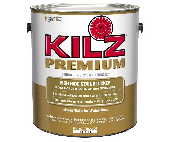 KILZ Premium High-Hide Stain Blocking Interior/Exterior Latex Primer