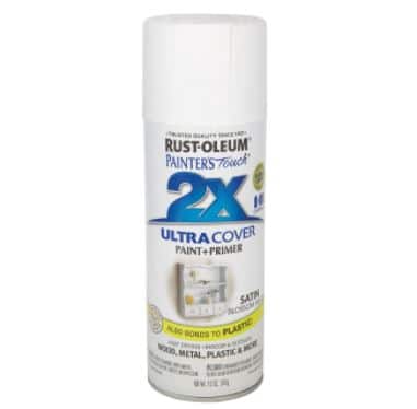 Rust-Oleum Painter's Touch 2X Ultra Cover Satin Blossom White Spray Paint