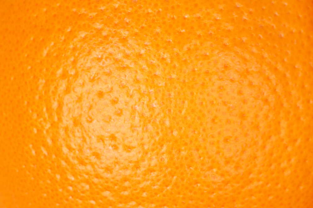 Close up of orange peel
