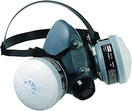 Honeywell Paint Spray & Pesticide Reusable Half Mask OV/R95 Respirator Convenience Pack