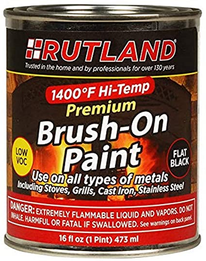 Rutland - 81V Premium 1400 Degree F Hi-Temp Brush-On Paint