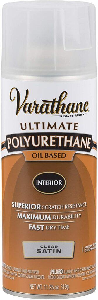 Rust-Oleum Varathane 9181 Interior Polyurethane Oil-Based Spray, Satin Finish