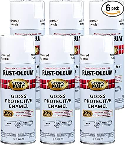 Rust-Oleum 338928-6Pk Stops Rust Advanced Spray Paint