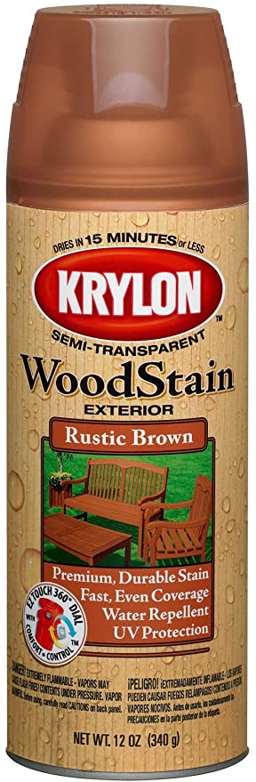 Krylon K03603000 Exterior Semi-Transparent Wood Stain