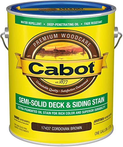Cabot Semi-Solid Deck & Siding Low VOC Stain