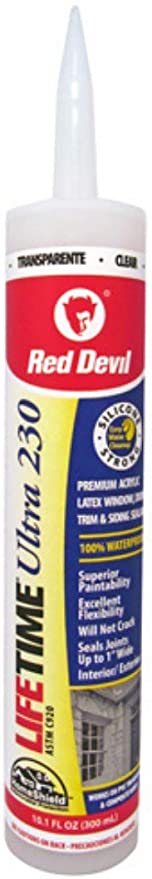 Red Devil 0777 Lifetime Ultra Premium Elastomeric Acrylic Latex Sealant