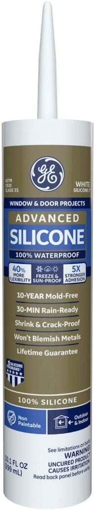GE Sealants & Adhesives Advanced Silicone 2 Window & Door Sealant